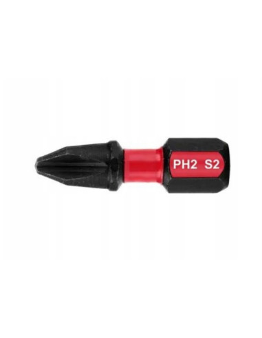 Bit grot magnetyczny Philips PH2 25mm czarny mocny S2