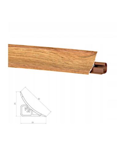 Listwa przyblatowa LB-23 Dąb Wotan 3m